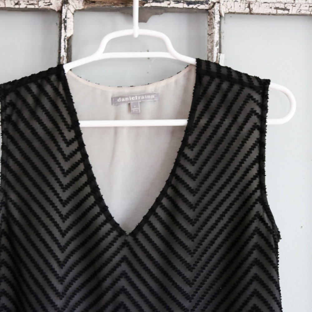 STITCH FIX! Blaine Textured Chevron Print Blouse
